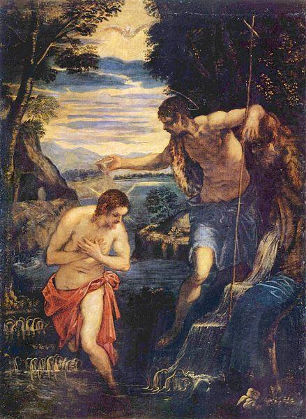 Jacopo Tintoretto Taufe Christi china oil painting image
